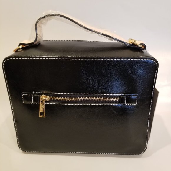 Jessica Moore Textured Black Camera Bag, 9" x 7", JM-386BLT - Picture 2 of 8